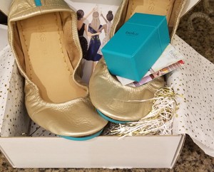 metallic champagne tieks