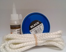 Stove Rope Door Seal /Glass Glue Adhesive/ Fire Cement /3mm to 25mm Stove Kit