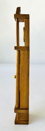 Concord Miniatures Grandfather Clock for Dollhouse 1:12 Simple Wood in Box 6.5" - Picture 4 of 8