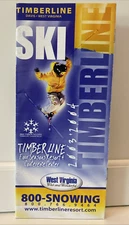 Vtg 2003-04 Timberline Davis West Virginia Ski Resort Trail Map /Piste Map EUC