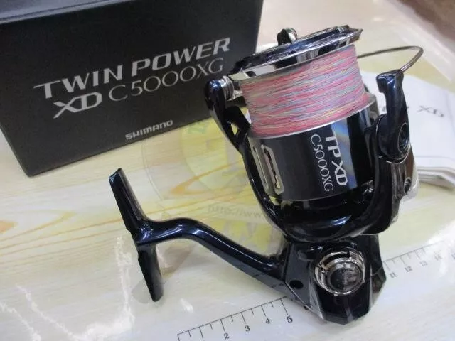 Shimano 21 Twin Power XD C5000XG Spinning reel Used with Box F/S