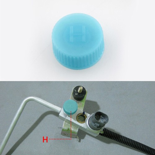 2x High & Low Pressure AC A/C System Valve Caps Air Conditioning Service Kits - Picture 4 of 12