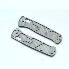 A Pair Custom Made Carbon Fibre Handle Scales for Benchmade Bugout 535 Knife