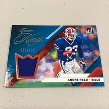 Andre Reed 2019 Donruss Football Canton Kings PATCH /199 Buffalo Bills