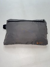Vintage 90s Nike Women s Packable Windbreaker Jacket Med 8-10 Gray