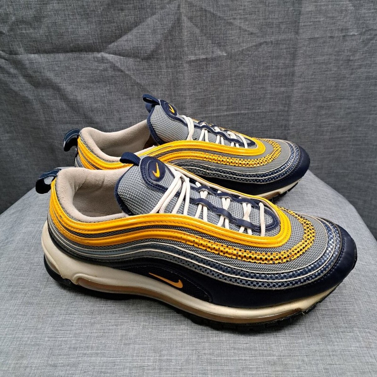 Nike Air Max 97 SE OBSIDIAN MIST Mens SIZE 10.5 Blue Yellow 2018