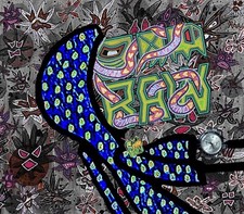 RAW HEADs #94 Kind Mfer 1of1 Digital Street Art Brut by RabidArtWork