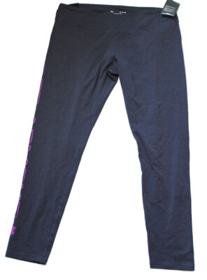 X) UNDER ARMOUR LEGGING LEGGINGS FAVORITE 1356403 SCHRIFTZUG FITTED Gr. XL NEU