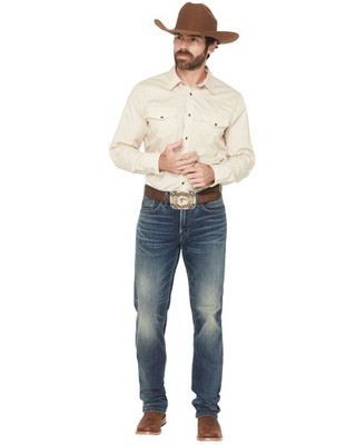 Rank 45 Men's 45&Reg; Rider-Flex Brooks Wash Ambush Slim Straight Performance -