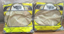 2 Bags Woodland Scenics T50 Blended Turf Earth Blend 45 Cu In