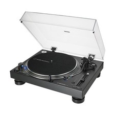 Audio-Technica Consumer AT-LP140XP Direct Drive Professional DJ Turntable, Black