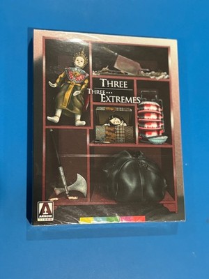 THREE  + THREE EXTREMES 2002 Blu-ray Arrow Video 2-disc Limited Edition NEW SEAL