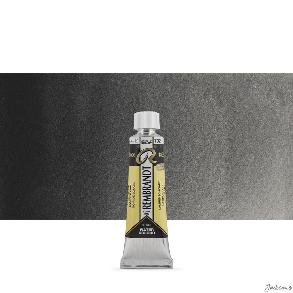 Royal Talens Rembrandt Watercolour Paint Tube 10ml Lamp Black For Painting