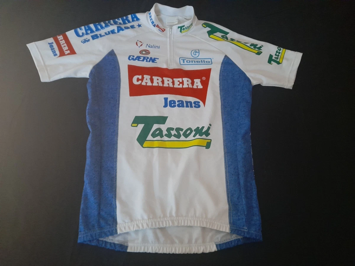 Maillot Cyclisme Vintage Carrera Tassoni - Taille L (occasion)