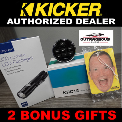 KICKER KRC12 MARINE WIRED REMOTE CONTROL COMMANDER FOR KMC2/KMC3/KMC4/KMC5 #1