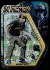 2025 Bowman Draft #BIA-20 Brady Ebel Bowman In Action Mojo Refractor
