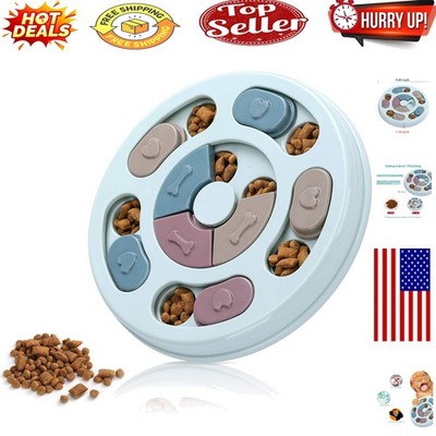 Interactive Dog Treat Puzzle for IQ Training & Slow Feeding - Dark Blue