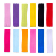 Women Yoga Hair Bands, 12 Colors Soft Elastic Headbands for Sport Workout Head W