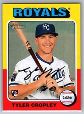 2024 Topps Heritage Tyler Cropley Rookie #630 Kansas City Royals