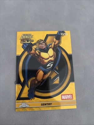 Topps Chrome Sentry 2025 Anniversary Card 33/50 AV-4
