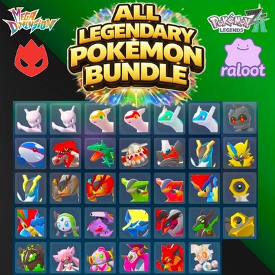 Pokémon Legenden ZA Alle 34 Legendären Pokémon MEGA DIMENSIONS Bundle Battle Ready 