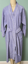 Christian Dior Monsieur Kimono-Style Blue Robe w/ Pockets One Size