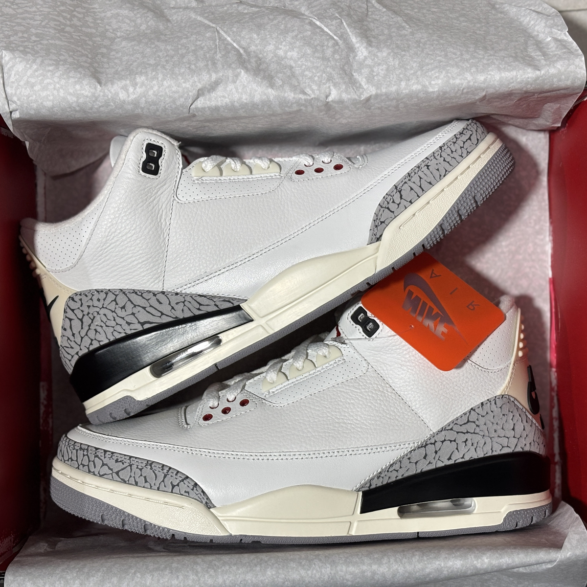 Size 11 - Jordan 3 Retro Mid White Cement Reimagined for sale