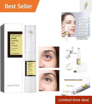 Snail Peptide Under Eye Cream with 73% Snail Mucin & 2% Nicotinamide for Dark...