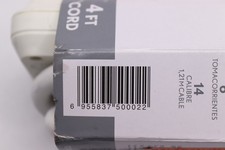 Unbranded 4 ft. 6-Outlet Power Strip with 45   Angle Plug