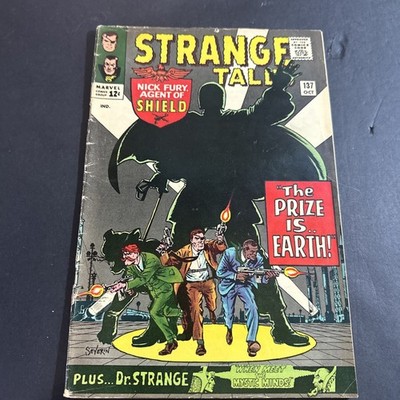 Strange Tales #137 VG appearance 3rd nick fury S.H.I.E.L.D appearacne key Mm23