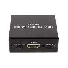 4Kx2K HDMI to 3.5MM Audio Converter SPDIF Optical Stereo Out Splitter Adapter b