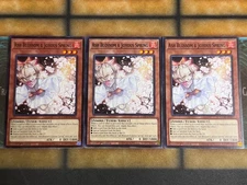 Yugioh Ash Blossom & Joyous Spring L5DD-ENY17 L5DD-ENC09 Common Playset x3! NM