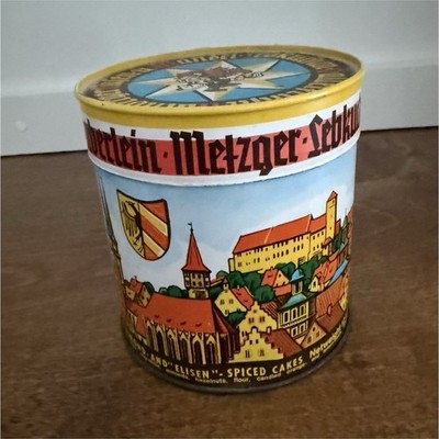 Haeberlein-Metzger  Decorative Tin Box Multicolor City Them
