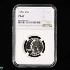 1956 Washington Quarter Silver Proof NGC PF 67