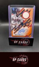 David Justice 2025 Topps Pristine  Pieces Autograph Relic Orange Refractor #/25