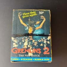 GREMLINS 2 The New Batch Trading Card Box 1990 Topps 36 Packs Unsealed