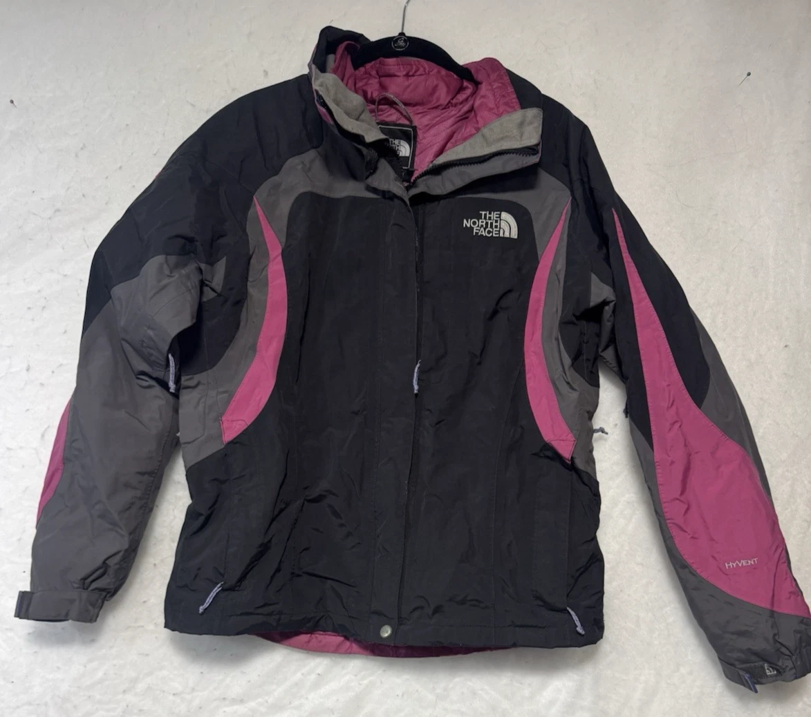 The North Face Hyvent Coat Liner Jacket 61661 F06 Ski Snow Dual Layer *read*