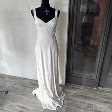Reformation Lecce Ivory White Bridal Wedding Maxi Dress TAGS SIZE 2