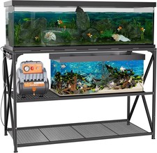 55-75 Gallon Fish Tank Stand 49.2 x 19.7x 31.5 Inch,Industrial Aquarium Stand