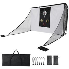 Golf Hitting Practice Net with 2 Side Barrier...