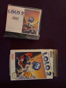 Adventures of Lolo 2 NES Complete in Box w/ Manual, Cartridge and Poster