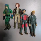 Vintage 80's GI Joe Flash, Blaster, Hawk, Cover Girl Action Figures Hasboro
