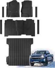 Taptes 5.8 Ft Truck Bed Mat Floor Liners For Chevy Silverado For Gmc Sierra Taptes 5.8 Ft Truck Bed Mat Floor Liners For Chevy Silverado For Gmc Sierra