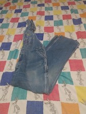Vintage Big Smiths Denim Jeans Overalls Men's. Utility Work Wear 34 X 29 