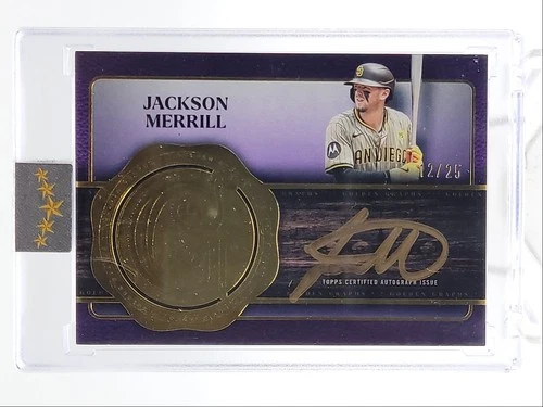 JACKSON MERRILL 2025 TOPPS FIVE STAR GOLDEN GRAPHS PURPLE /25 Q6017