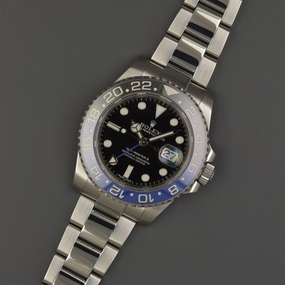 ROLEX GMT Master II 116710 BLNR Batman FULL SET 2014 40mm LC100 Saphirglas
