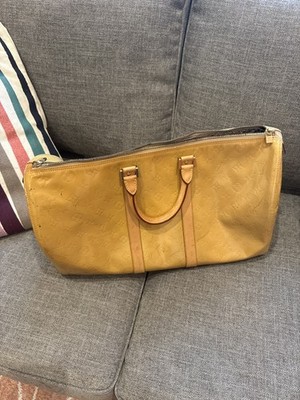 Louis Vuitton Monogram Vernis Mercer Keepall 45 Weekender Overnight Bag 