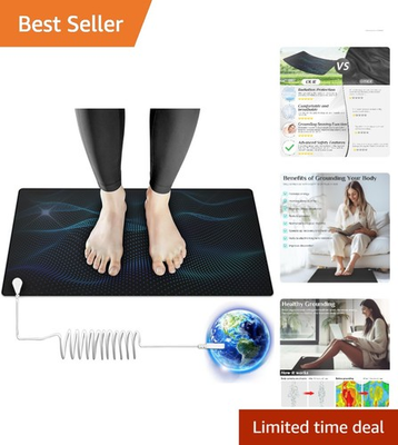 #ad Multi Use Grounding Therapy Mat 16#x27;#x27;x24#x27;#x27; for Relaxation amp; Inflammation Relief $99.95