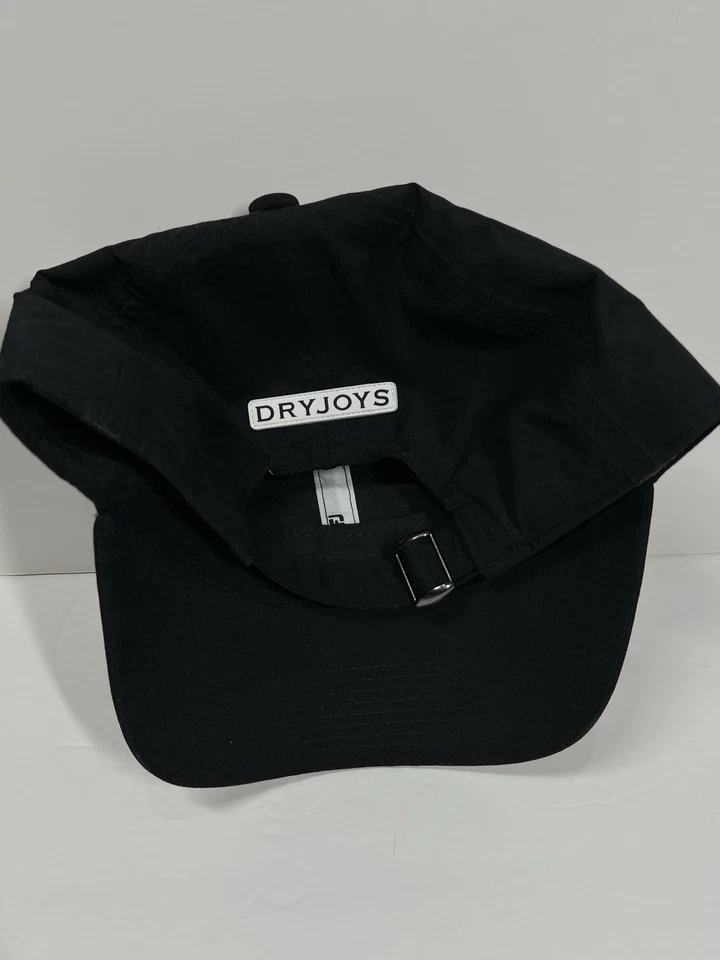 Gorra FootJoy Para Hombre Negra Talla Única DryJoys Gorra Ajustable Repelente al Agua Foto 2 de 4