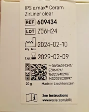 Ivoclar Vivadent IPS e.max Ceram Zirliner Clear 20g Refill 609434